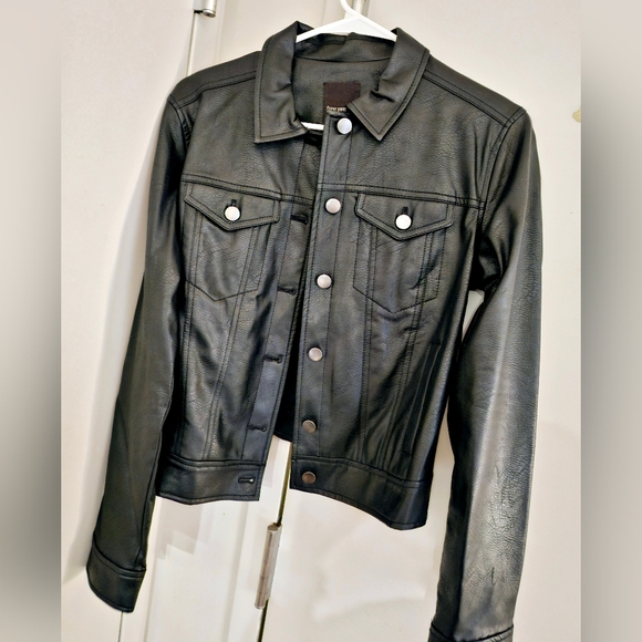 FREE PRESS Leather Jacket - Picture 4 of 6